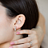 Серьги Золото 585 Артикул 001352-1102