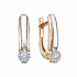 Серьги Золото 585 Артикул 5-5487-103ИНВ-2К