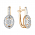 Серьги Золото 585 Артикул 25664-100