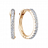 Серьги Золото 585 Артикул 5-5441-103-2К
